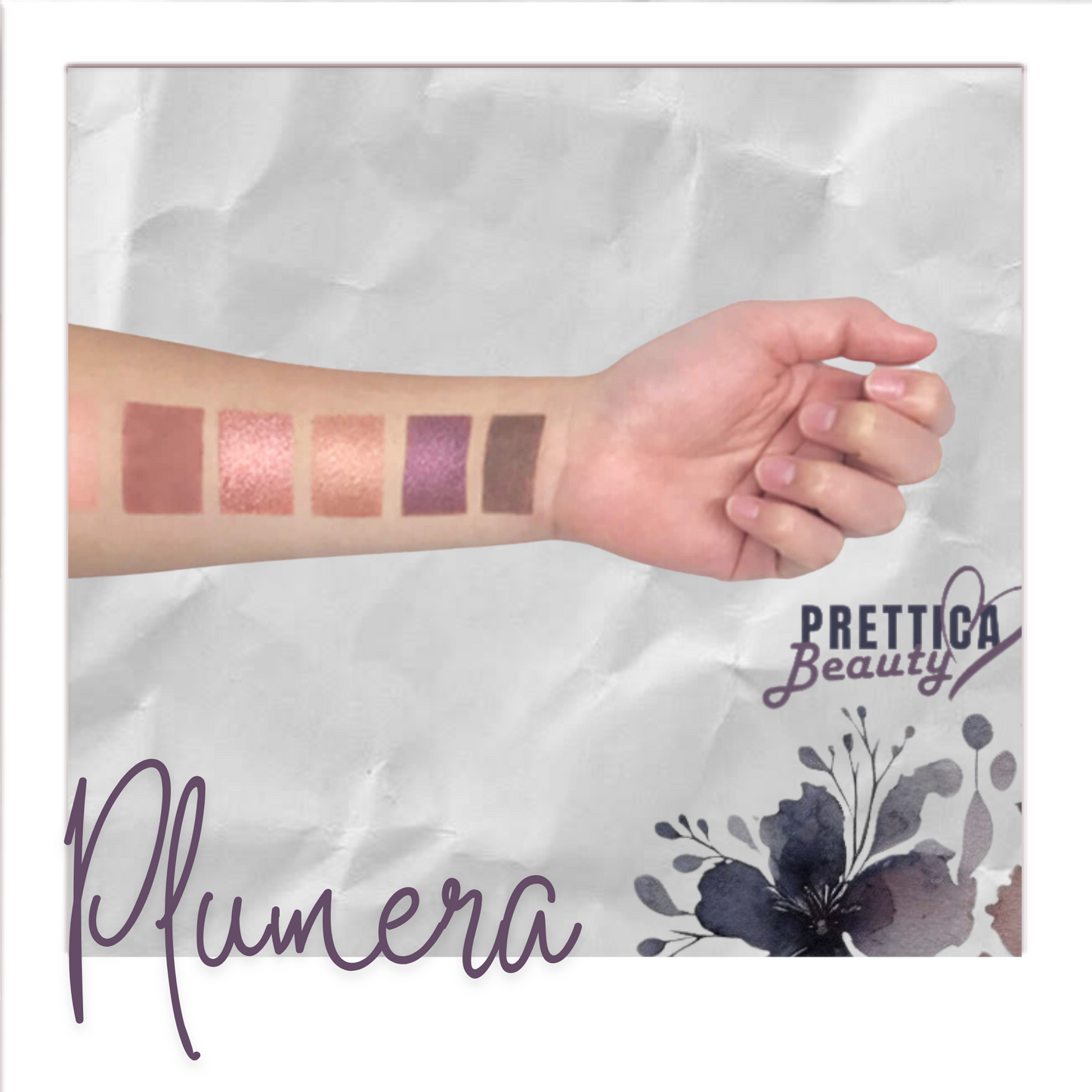 Eyeshadow Palette - Plumera - 6 matte & shimmer shades